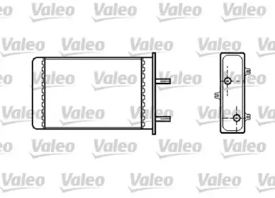 812334 VALEO Теплообменник, отопление салона 812334 VALEO Теплообменник, отопление салона