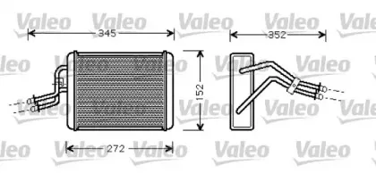 812364 VALEO Теплообменник, отопление салона 812364 VALEO Теплообменник, отопление салона