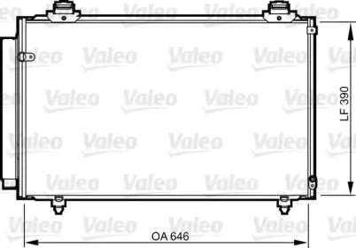 814212 VALEO Конденсатор, кондиционер 814212 VALEO Конденсатор, кондиционер