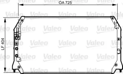 814247 VALEO Конденсатор, кондиционер 814247 VALEO Конденсатор, кондиционер