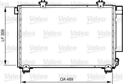 814307 VALEO Конденсатор, кондиционер 814307 VALEO Конденсатор, кондиционер