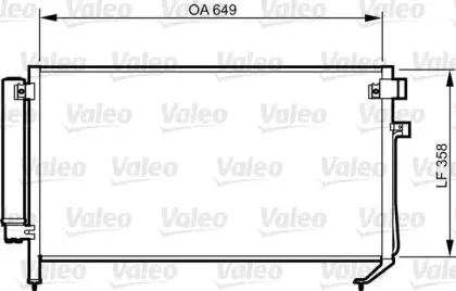 814312 VALEO Конденсатор, кондиционер 814312 VALEO Конденсатор, кондиционер