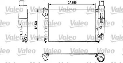816554 VALEO Радиатор, охлаждение двигателя 816554 VALEO Радиатор, охлаждение двигателя