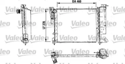 816715 VALEO Радиатор, охлаждение двигателя 816715 VALEO Радиатор, охлаждение двигателя