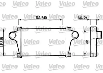 816731 VALEO Интеркулер 816731 VALEO Интеркулер
