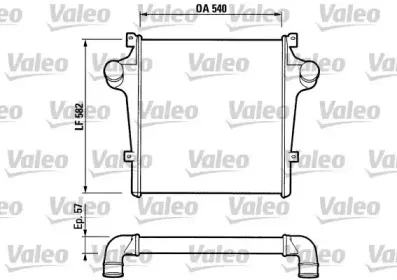 816733 VALEO Интеркулер 816733 VALEO Интеркулер
