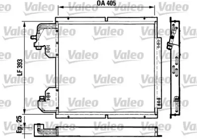 816782 VALEO Конденсатор, кондиционер 816782 VALEO Конденсатор, кондиционер