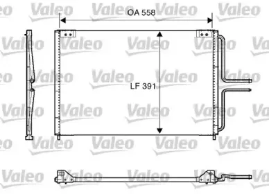 816867 VALEO Конденсатор, кондиционер 816867 VALEO Конденсатор, кондиционер