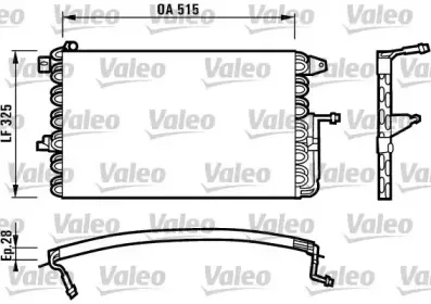 816897 VALEO Конденсатор, кондиционер 816897 VALEO Конденсатор, кондиционер