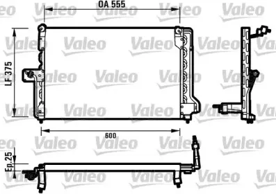 816903 VALEO Конденсатор, кондиционер 816903 VALEO Конденсатор, кондиционер