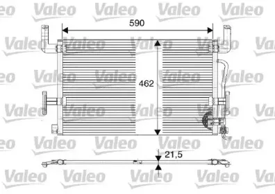 816980 VALEO Конденсатор, кондиционер 816980 VALEO Конденсатор, кондиционер