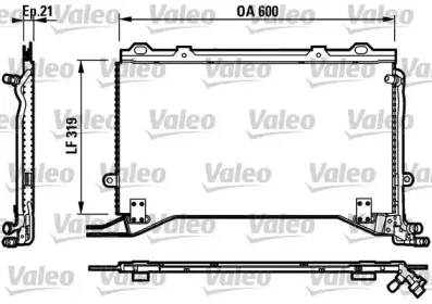 817235 VALEO Конденсатор, кондиционер 817235 VALEO Конденсатор, кондиционер