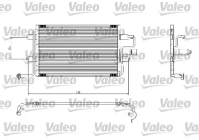 817244 VALEO Конденсатор, кондиционер 817244 VALEO Конденсатор, кондиционер