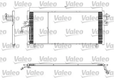 817253 VALEO Конденсатор, кондиционер 817253 VALEO Конденсатор, кондиционер