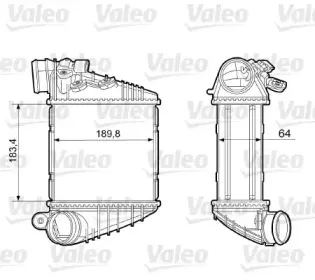 817457 VALEO Интеркулер 817457 VALEO Интеркулер