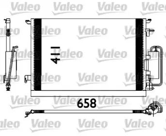 817647 VALEO Конденсатор, кондиционер 817647 VALEO Конденсатор, кондиционер