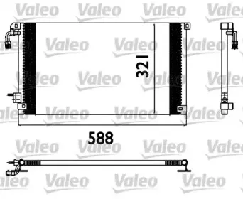 817655 VALEO Конденсатор, кондиционер 817655 VALEO Конденсатор, кондиционер