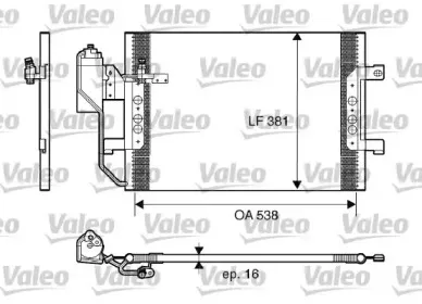 817659 VALEO Конденсатор, кондиционер 817659 VALEO Конденсатор, кондиционер