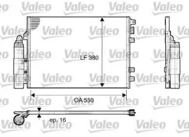 817661 VALEO Конденсатор, кондиционер 817661 VALEO Конденсатор, кондиционер