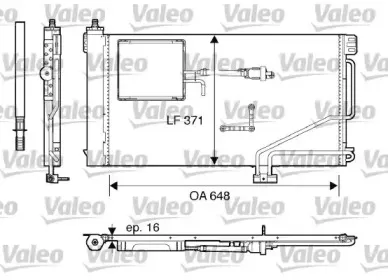 817849 VALEO Конденсатор, кондиционер 817849 VALEO Конденсатор, кондиционер