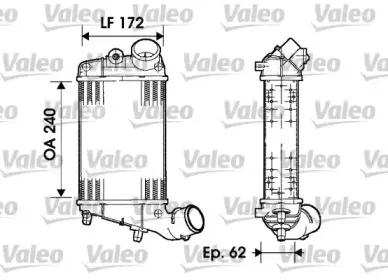 817862 VALEO Интеркулер 817862 VALEO Интеркулер