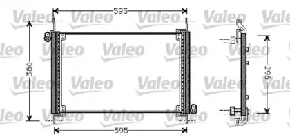 818019 VALEO Конденсатор, кондиционер 818019 VALEO Конденсатор, кондиционер