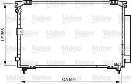 818032 VALEO Конденсатор, кондиционер 818032 VALEO Конденсатор, кондиционер
