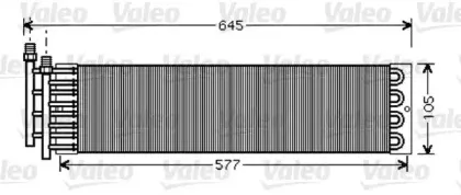 818033 VALEO Конденсатор, кондиционер 818033 VALEO Конденсатор, кондиционер