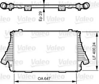 818721 VALEO Интеркулер 818721 VALEO Интеркулер