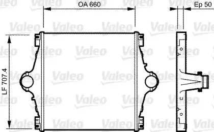 818776 VALEO Интеркулер 818776 VALEO Интеркулер