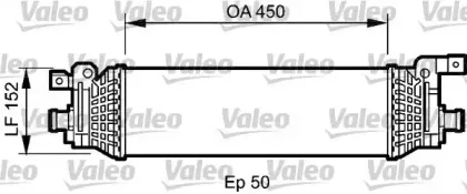 818797 VALEO Интеркулер 818797 VALEO Интеркулер