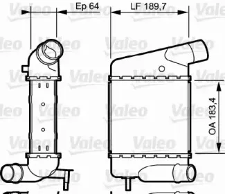818835 VALEO Интеркулер 818835 VALEO Интеркулер