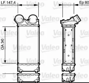 818841 VALEO Интеркулер 818841 VALEO Интеркулер