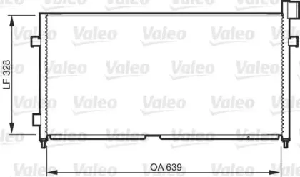 818984 VALEO Конденсатор, кондиционер 818984 VALEO Конденсатор, кондиционер
