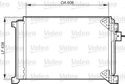 818985 VALEO Конденсатор, кондиционер 818985 VALEO Конденсатор, кондиционер