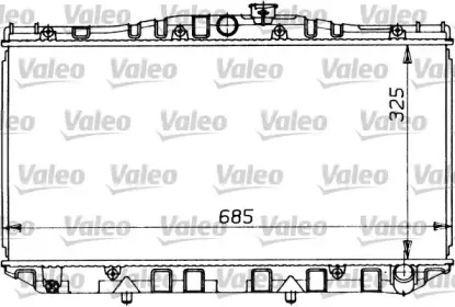 819123 VALEO Радиатор, охлаждение двигателя 819123 VALEO Радиатор, охлаждение двигателя