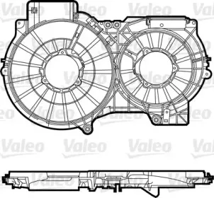 820759 VALEO Кронштейн, вентилятор радиатора 820759 VALEO Кронштейн, вентилятор радиатора