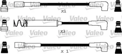 346670 VALEO Комплект проводов зажигания 346670 VALEO Комплект проводов зажигания