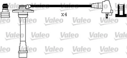 346558 VALEO Комплект проводов зажигания 346558 VALEO Комплект проводов зажигания