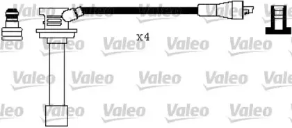346537 VALEO Комплект проводов зажигания 346537 VALEO Комплект проводов зажигания
