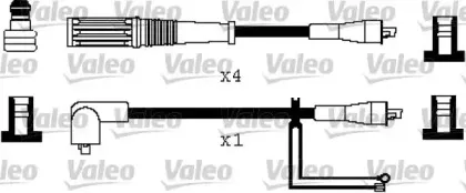 346509 VALEO Комплект проводов зажигания 346509 VALEO Комплект проводов зажигания