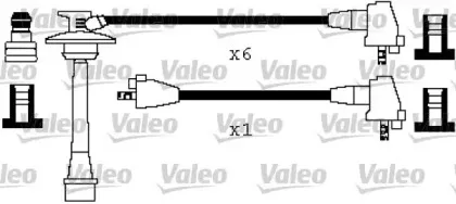 346450 VALEO Комплект проводов зажигания 346450 VALEO Комплект проводов зажигания