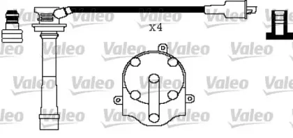 346430 VALEO Комплект проводов зажигания 346430 VALEO Комплект проводов зажигания