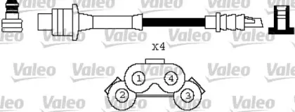 346429 VALEO Комплект проводов зажигания 346429 VALEO Комплект проводов зажигания