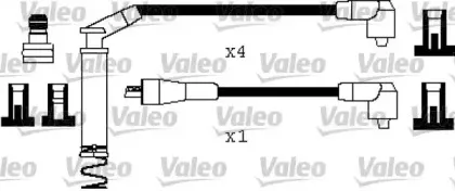 346401 VALEO Комплект проводов зажигания 346401 VALEO Комплект проводов зажигания
