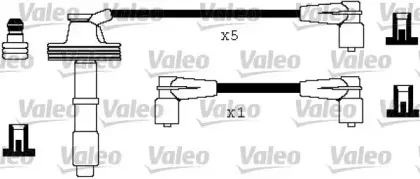 346327 VALEO Комплект проводов зажигания 346327 VALEO Комплект проводов зажигания