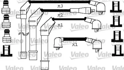 346259 VALEO Комплект проводов зажигания 346259 VALEO Комплект проводов зажигания