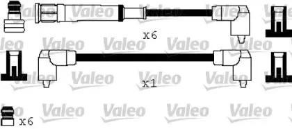 346229 VALEO Комплект проводов зажигания 346229 VALEO Комплект проводов зажигания