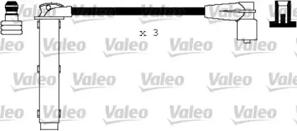 346130 VALEO Комплект проводов зажигания 346130 VALEO Комплект проводов зажигания
