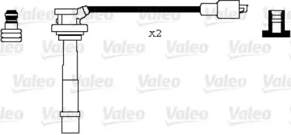 346079 VALEO Комплект проводов зажигания 346079 VALEO Комплект проводов зажигания